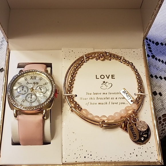 jessica Carlyle Accessories - Jessica Carlyle Women's Watch & Bracelet Set.